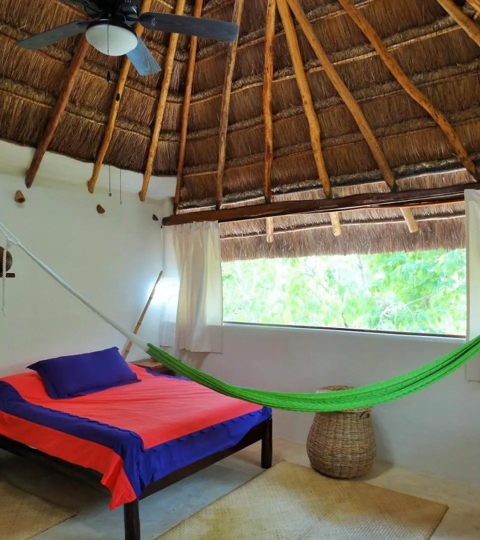 Pueblito Selva Chemuyil别墅 山林小屋 Chemuyil