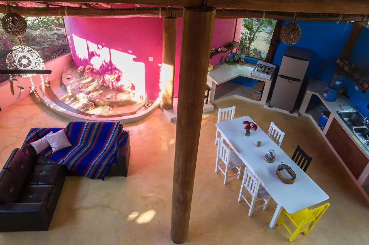山林小屋 Pueblito Selva Chemuyil别墅